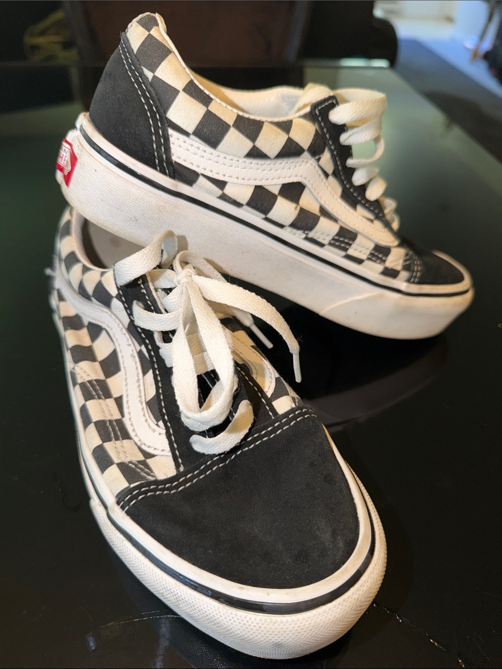 Vans Black & White Checkerboard Old Skool Sneakers